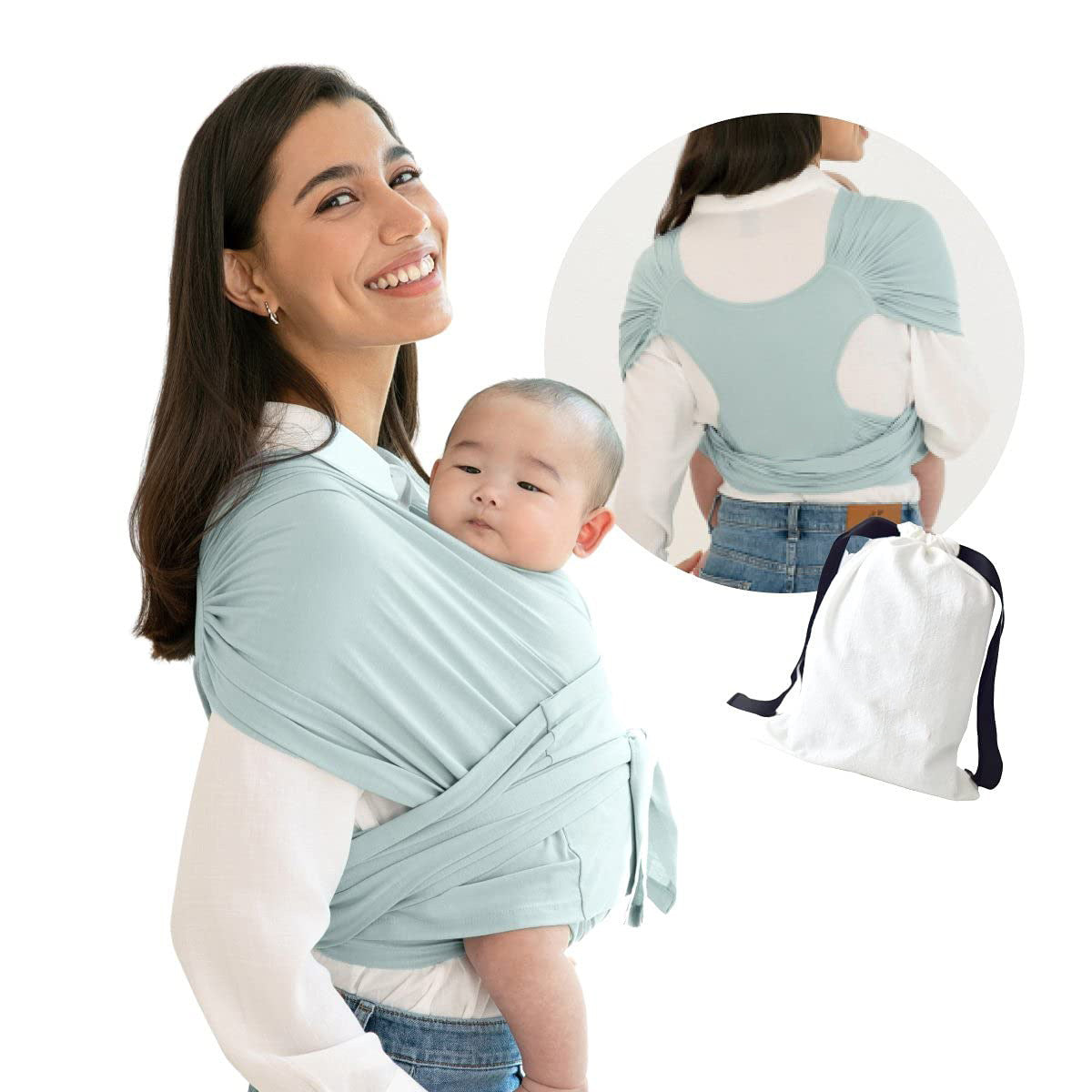 Sommer-Babytrage aus Baumwolle