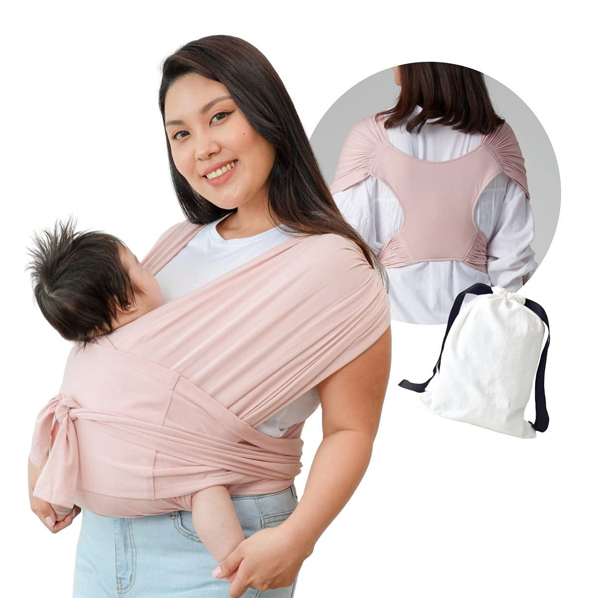 Sommer-Babytrage aus Baumwolle