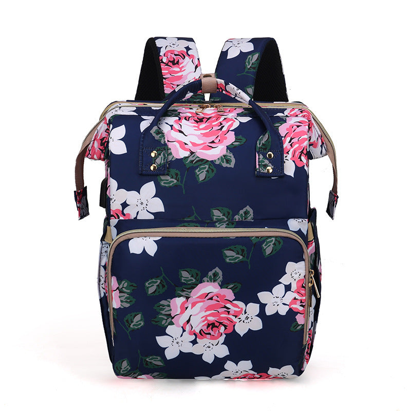 Multifunktionale Wickeltasche Rose