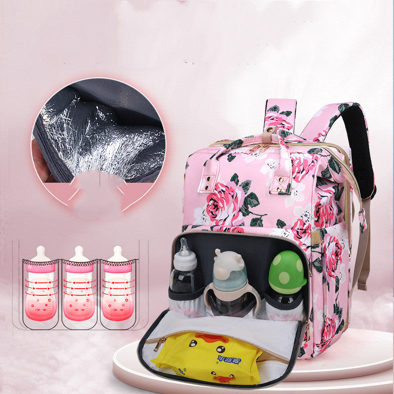 Multifunktionale Wickeltasche Rose